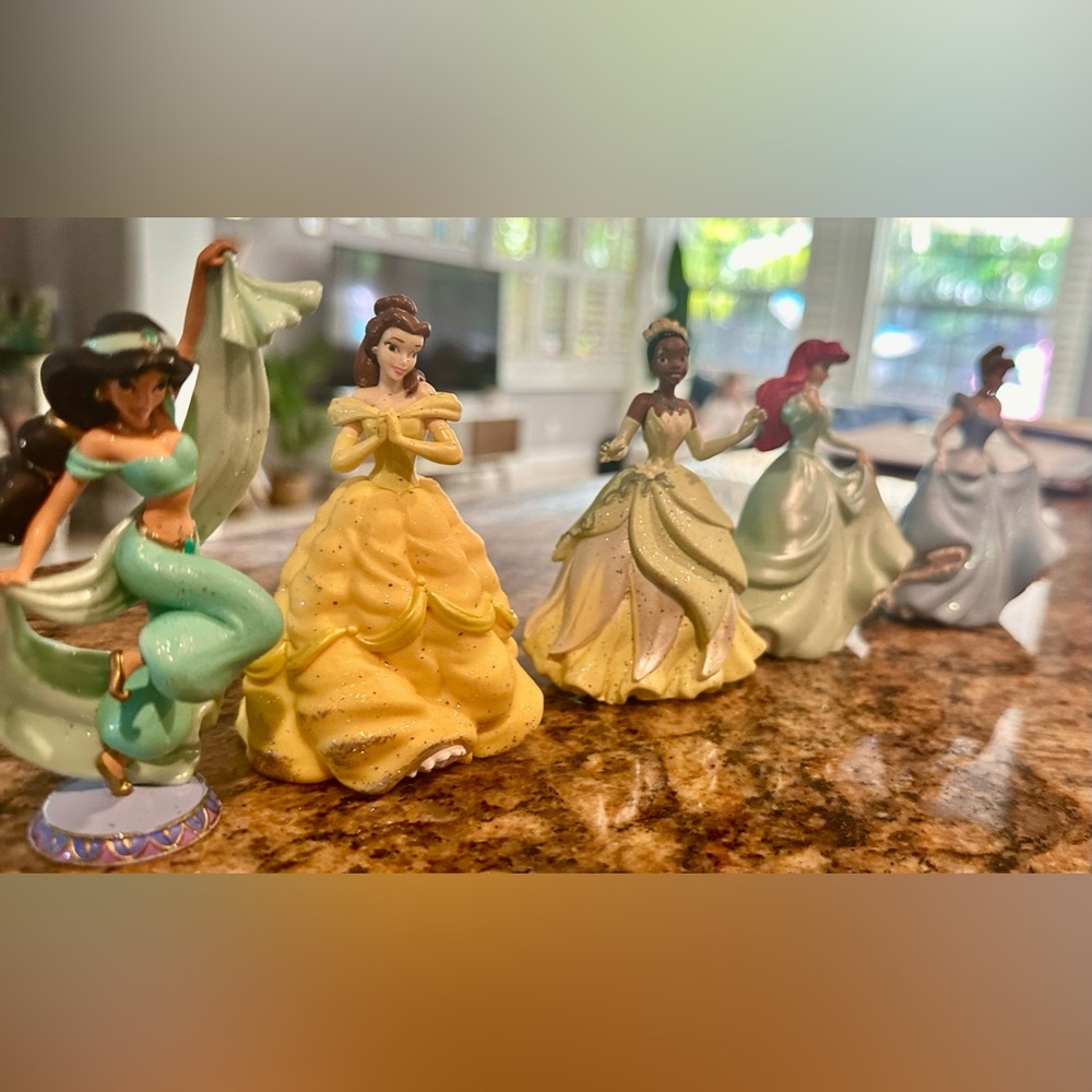 Disney princess collectible figurines from Disney World. Great condition.